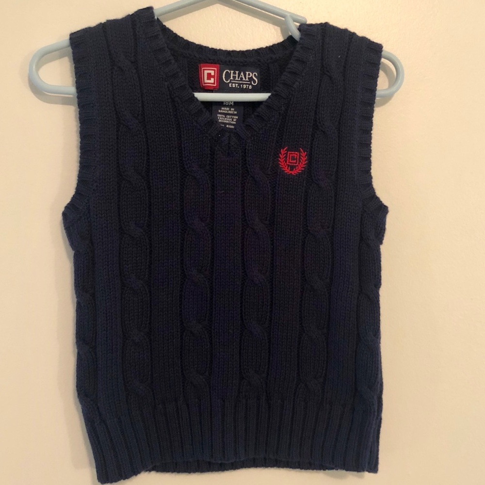 Chaps baby boy (18M) sweater vest